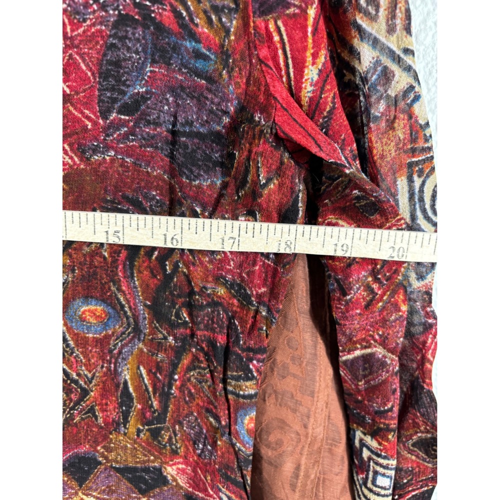 Chicos Womens Lot of 3 Tops Size 0 Linen Ikat Jacket Sequin Tunic Brown Blouse - Picture 16 of 16
